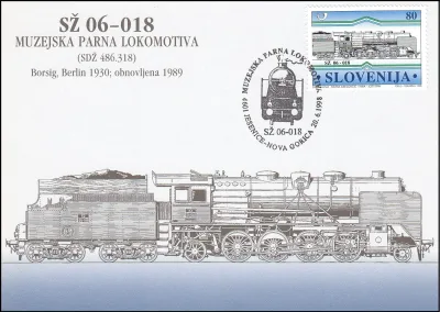 MUZEJSKA LOKOMOTIVA SŽ 06 - 018